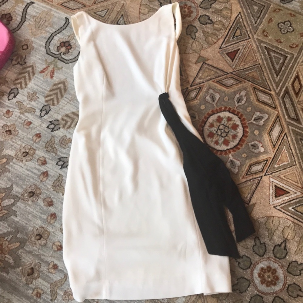 Moschino White open back dress